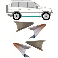 Reperaturka progu wewnętrzna + zewnętrzna do Suzuki Vitara 1996-2003 / Lewa = Prawa (symetryczny) / Zestaw 10311
