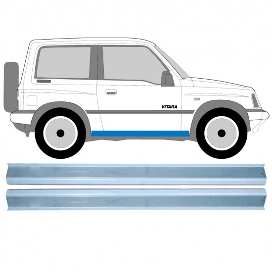 Reperaturka progu do Suzuki Vitara 1988-1998 / Lewa+Prawa 10609