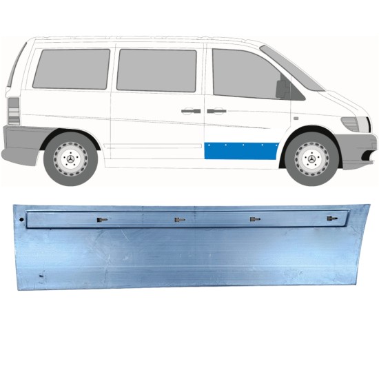 Reperaturka drzwi przednich do Mercedes Vito I W638 1996-2003 / Prawa 11497