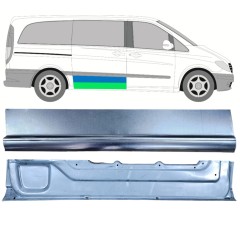 Reperaturka drzwi przesuwnych wewnętrzna + zewnętrzna do Mercedes Vito W639 2003-2014 / Prawa / Zestaw 12046