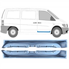 Reperaturka drzwi przednich wewnętrzna do Mercedes Vito I W638 1996-2003 / Lewa+Prawa / Zestaw 10433