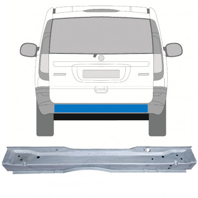 MERCEDES VITO 2003-2014 TYLNY PANEL NAPRAWCZY / WEWNĘTRZNY