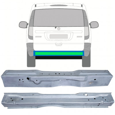 MERCEDES VITO 2003-2014 TYLNY PANEL NAPRAWCZY / ZEWNĘTRZNY + WEWNĘTRZNY / ZESTAW