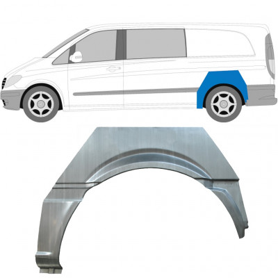 Reperaturka błotnika tylnego do Mercedes Vito W639 2003-2014 / Lewa 12916