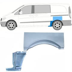Reperaturka błotnika tylnego do Mercedes Vito W639 2003-2014 / Lewa / Zestaw 11867