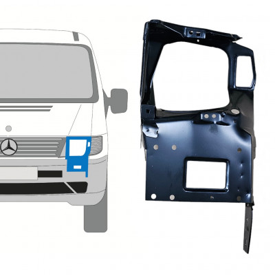 Uchwyt reflektora do Mercedes Vito 1996-2003 / Lewa 11905