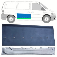 Reperaturka drzwi przesuwnych wewnętrzna + zewnętrzna do Mercedes Vito I W638 1996-2003 / Prawa / Zestaw 12049