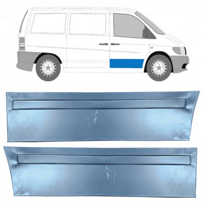 Reperaturka drzwi przednich zewnętrzna do Mercedes Vito 1996-2003 / Lewa+Prawa / Zestaw 9788