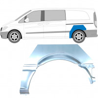 Reperaturka błotnika tylnego do Mercedes Vito 2003-2010 / Lewa 5880