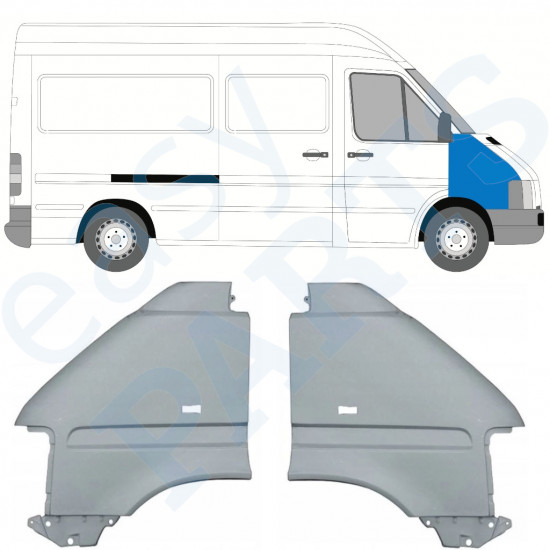 VOLKSWAGEN LT 1996-2005 BŁOTNIK PRZEDNI / ZESTAW