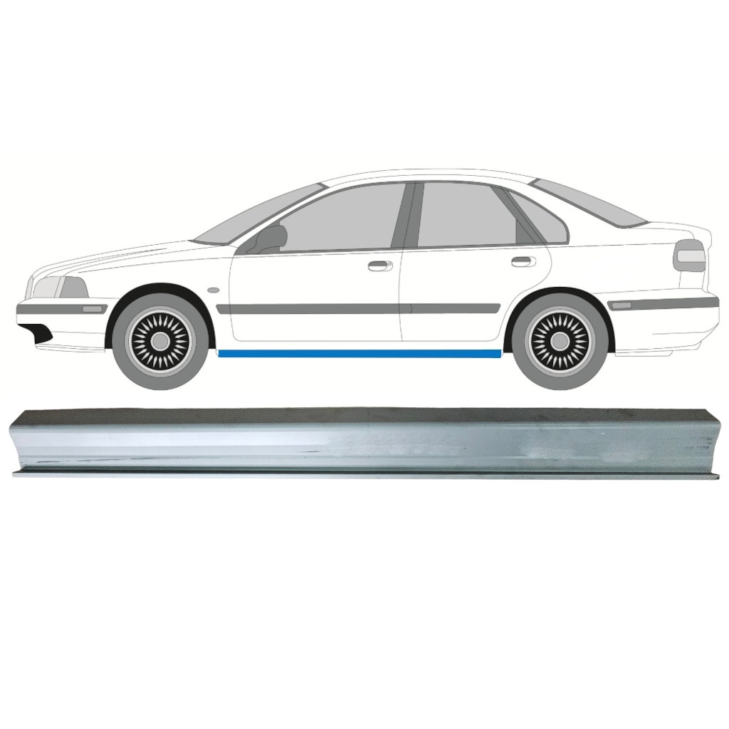 Reperaturka progu do Volvo S40 / V40 1995-2004 / Lewa 9010