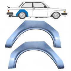Reperaturka błotnika tylnego do Volvo 240 1975-1993 / Lewa+Prawa / Zestaw 10765