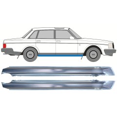 Pełny próg do Volvo 240 1975-1993 / Lewa / Prawa / Zestaw 12772
