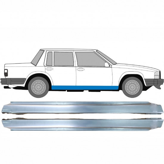 Reperaturka progu do Volvo 740 / 760 1982-1992 / Lewa+Prawa / Zestaw 9532