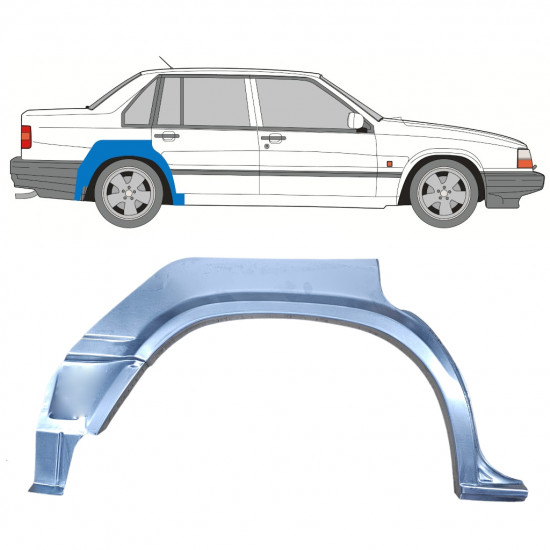 Reperaturka błotnika tylnego do Volvo 940 1990-1998 / Prawa /  8293