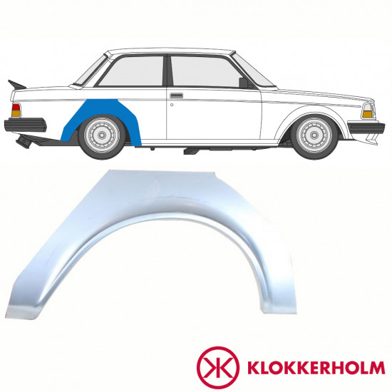 Reperaturka błotnika tylnego do Volvo 240 1974-1993 / Prawa 10763