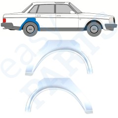 Reperaturka błotnika tylnego do Volvo 240 1975-1993 / Lewa+Prawa / Zestaw 9898