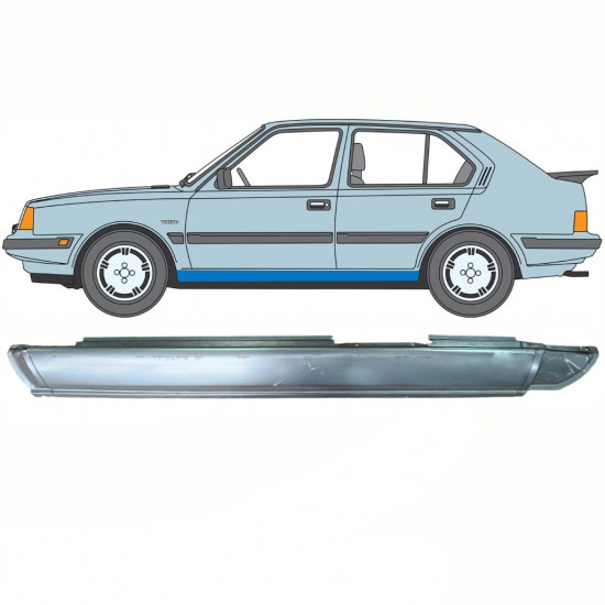 Reperaturka progu do Volvo 340 360 1975-1991 / Lewa 10767