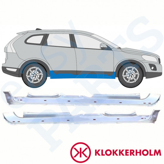 Reperaturka progu do Volvo Xc60 2008-2017 / Lewa+Prawa / Zestaw 10345