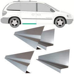 Reperaturka progu drzwi przesuwnych wewnętrzna + zewnętrzna do Chrysler Voyager 2000-2008 / Lewa = Prawa (symetryczny) / Zestaw 11195