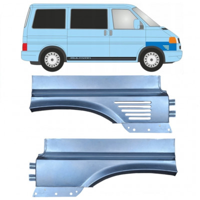 Reperaturka błotnika przedniego do VW Transporter T4 Caravelle 1996-2003 / Lewa+Prawa / Zestaw 10635