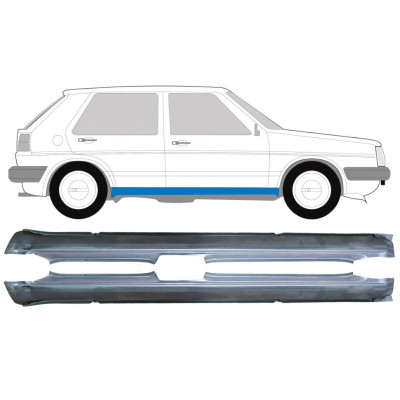 Reperaturka progu do VW Golf 2 1982- / Lewa+Prawa / Zestaw 9607