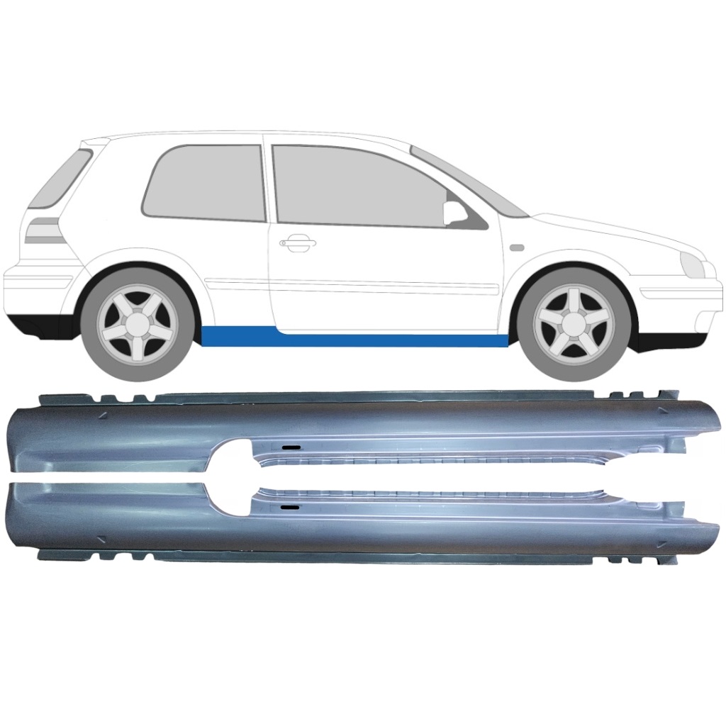 Reperaturka Progu Do Vw Golf 4 1997- / Lewa+Prawa / Zestaw 9244