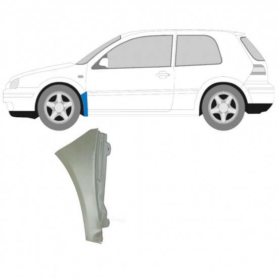 Reperaturka błotnika przedniego do VW Golf MK4 1997-2006 / Lewa 7231