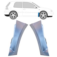 Reperaturka błotnika przedniego do Volkswagen Golf 4 1997-2006 / Lewa+Prawa / Zestaw 9676