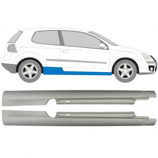 Reperaturka progu do VW Golf 5 2003-2009 / Lewa+Prawa / Zestaw 9231