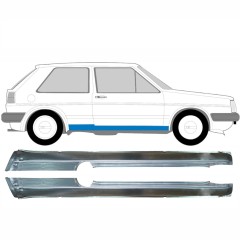 Pełny próg do Volkswagen Golf 2 1982-1992 / Lewa+Prawa / Zestaw 9407