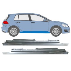 Pełny próg do Volkswagen Golf 7 2012- / Lewa+Prawa / Zestaw 9973
