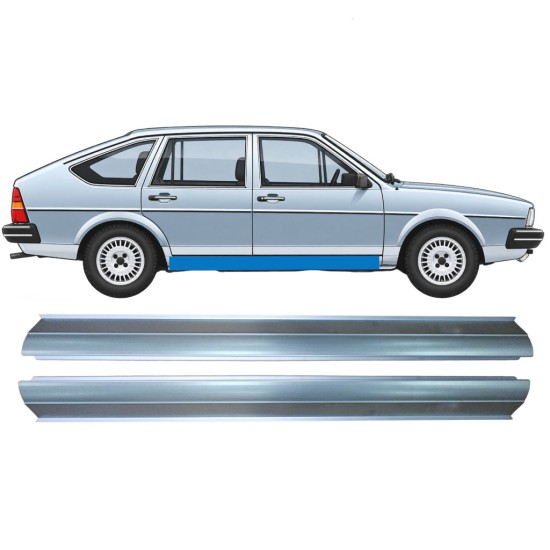 Reperaturka progu do Volkswagen Passat B2 1980-1988 / Lewa = Prawa (symetryczny) / COMBI / SEDAN / HATCHBACK / Zestaw 11262