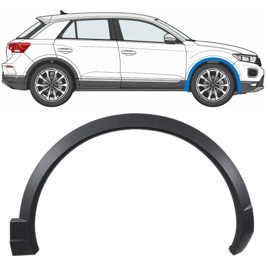 Listwa boczna błotnika przedniego do Volkswagen T-Roc 2017- / Prawa 17027