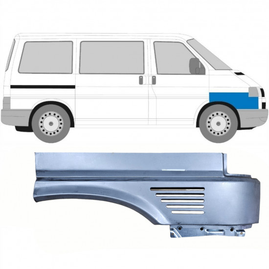 VW T4 1996-2003 REPERATURKA BŁOTNIKA PRZEDNIEGO / PRAWA STRONA
