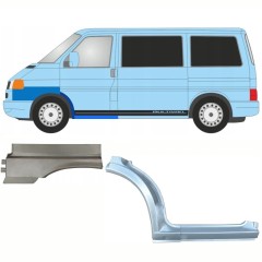 Reperaturka progu + nadkola przedniego + błotnika przedniego do Volkswagen Transporter T4 1996-2003 / Lewa / Zestaw 10044