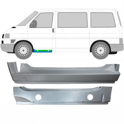 VW T4 1990-2003 PRZÓD WEWNĘTRZNY + ZEWNĘTRZNY REPERATURKA PROGU / ZESTAW / LEWA STRONA