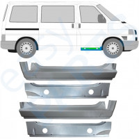 Reperaturka progu przedniego wewnętrzna + zewnętrzna do VW Transporter T4 1990-2003 / Zestaw 9907