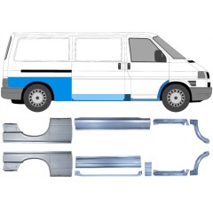 Zestaw reperaturek do Volkswagen Transporter T4 1990-2003 / Lewa+Prawa / 14699
