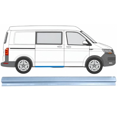 Reperaturka progu drzwi przesuwnych do Volkswagen Transporter T6 2015-2024 / Prawa 17183