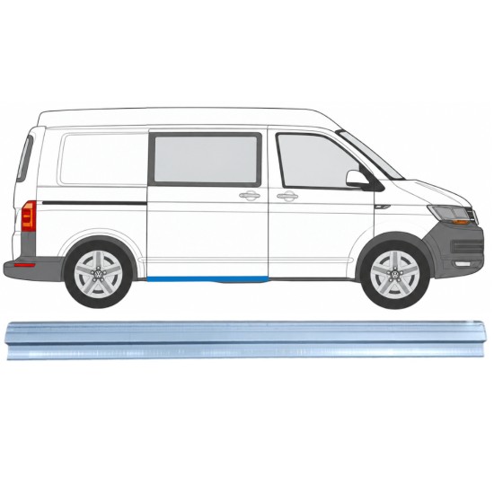 Reperaturka progu drzwi przesuwnych do Volkswagen Transporter T6 2015-2024 / Prawa 17183