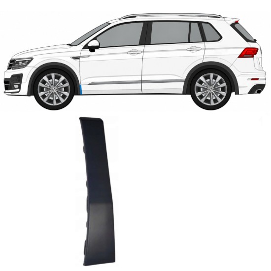 Listwa boczna błotnika przedniego do Volkswagen Tiguan 2016-2020 R-Line / Lewa 14864