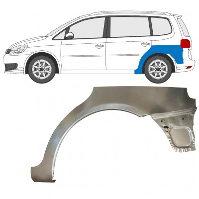 VW TOURAN 2010-2015 REPERATURKA BŁOTNIKA TYLNEGO / LEWA STRONA