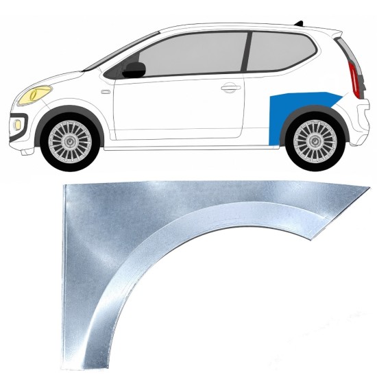 Reperaturka błotnika tylnego do Volkswagen UP! 2011- / Lewa 17209