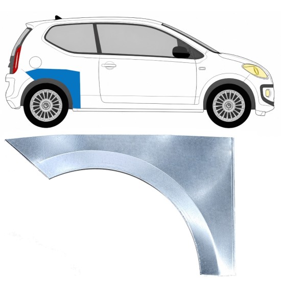 Reperaturka błotnika tylnego do Volkswagen UP! 2011- / Prawa 17208