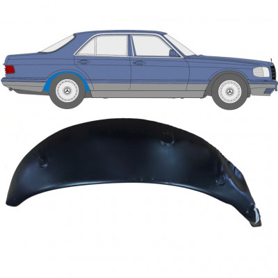 Reperaturka nadkola tylnego wewnętrzna do Mercedes S-class 1979-1991 / Prawa 7866