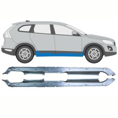 Pełny próg do Volvo XC60 2008-2017 / Lewa+Prawa / Zestaw 10345