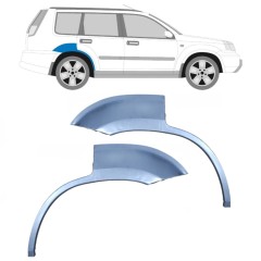 Reperaturka błotnika tylnego mała do Nissan X-Trail 2001-2007 / Lewa+Prawa / Zestaw 10571