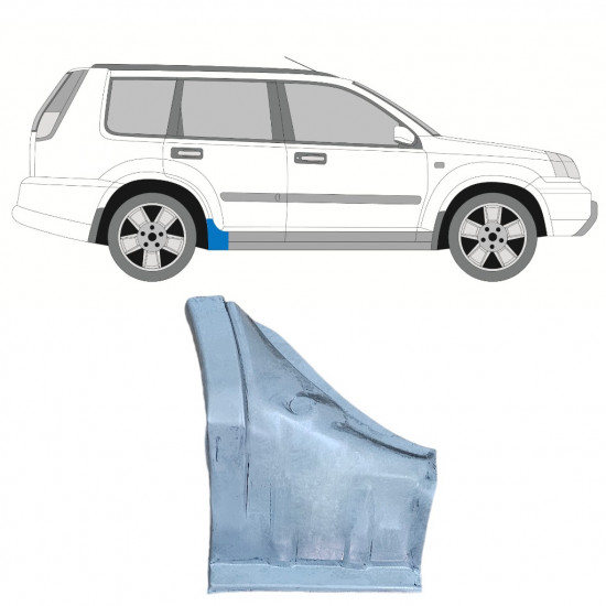 NISSAN X-TRAIL 2001-2007 REPERATURKA PROGU / PRAWA STRONA