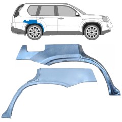 Reperaturka błotnika tylnego do Nissan X-Trail 2007-2014 / Lewa+Prawa / Zestaw 9586